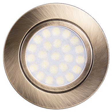 Mini downlight de LED 4W, 4200K(luz neutra), 220V AC, IP44, SMD2835, latón Ultralux - Ref. LML220442SB - referencia LML220442SB