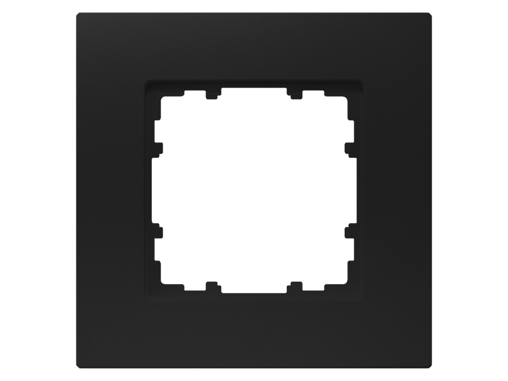 Marco de 1 elemento BJC Miro negro mate â€“ Ref. 5TG11110SB - referencia 5TG11110SB