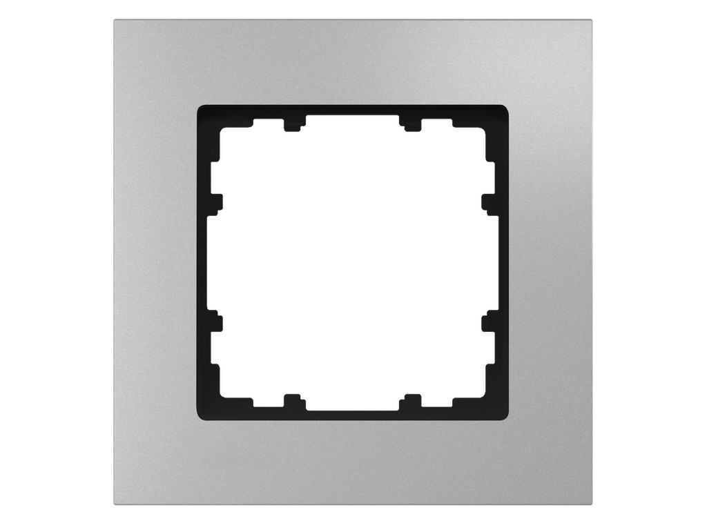 Marco de 1 elemento BJC Miro aluminio metalizado â€“ Ref. 5TG11111 - referencia 5TG11111