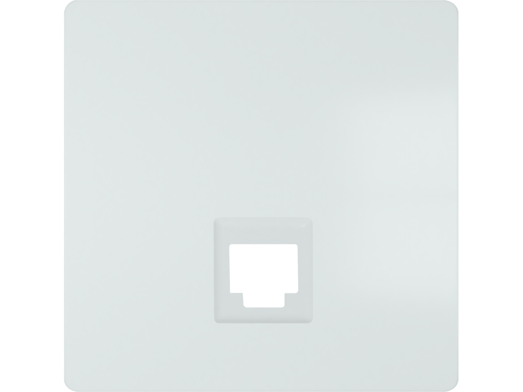 Tapa para un conector RJ45 BJC Miro blanco polar â€“ Ref. 5TG20782WH01 - referencia 5TG20782WH01