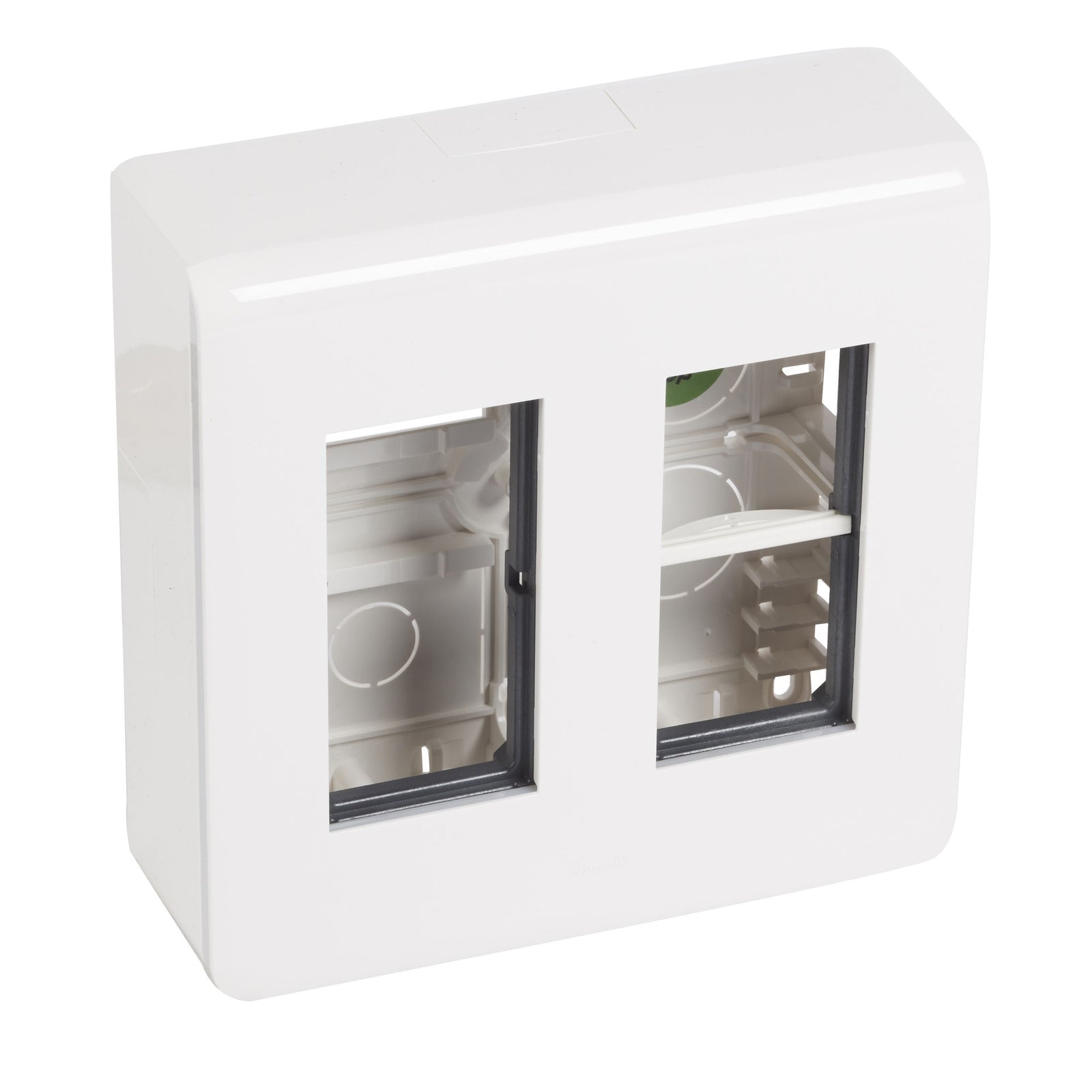 Puesto de trabajo de superficie Legrand Mosaic 2 x 4 mÃ³dulos blanco â€“ Ref. 078882 - referencia 078882