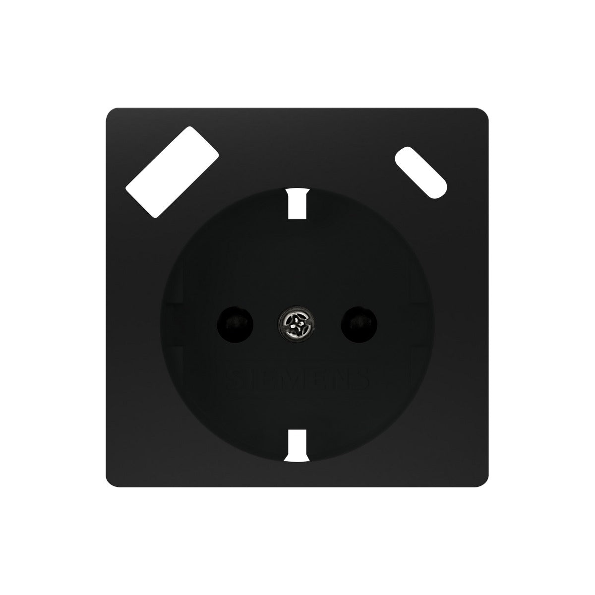 Tapa Schuko con USB-A y USB-C BJC Miro negro mate – Ref. 5UH10725SB10 - referencia 5UH10725SB10