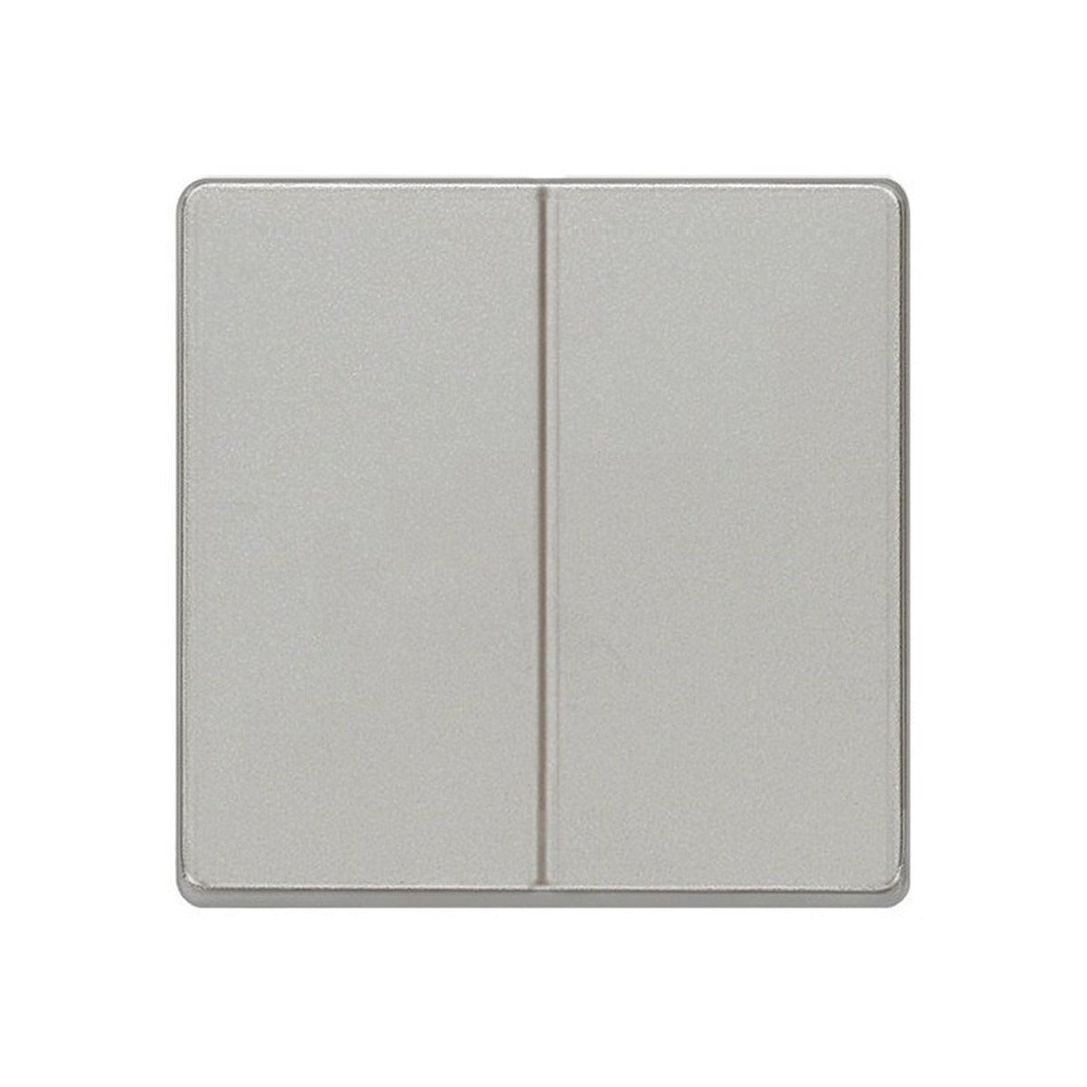 Tecla doble BJC Siemens Delta Miro aluminio metalizado – Ref. 5TG62701AM00 - referencia 5TG62701AM00