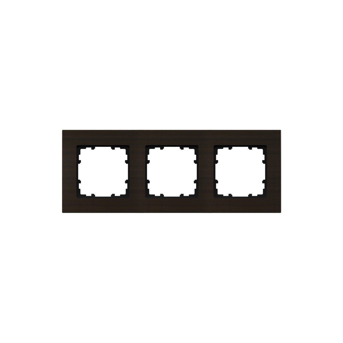 Marco triple de madera BJC Siemens Delta Miro wengué – Ref. 5TG11030 - referencia 5TG11030