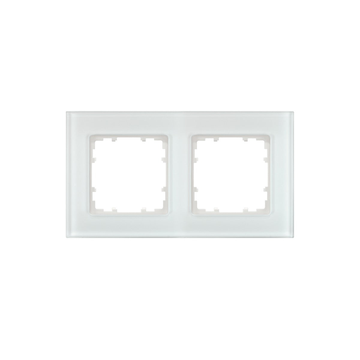 Marco doble de cristal BJC Siemens Delta Miro blanco – Ref. 5TG12021 - referencia 5TG12021