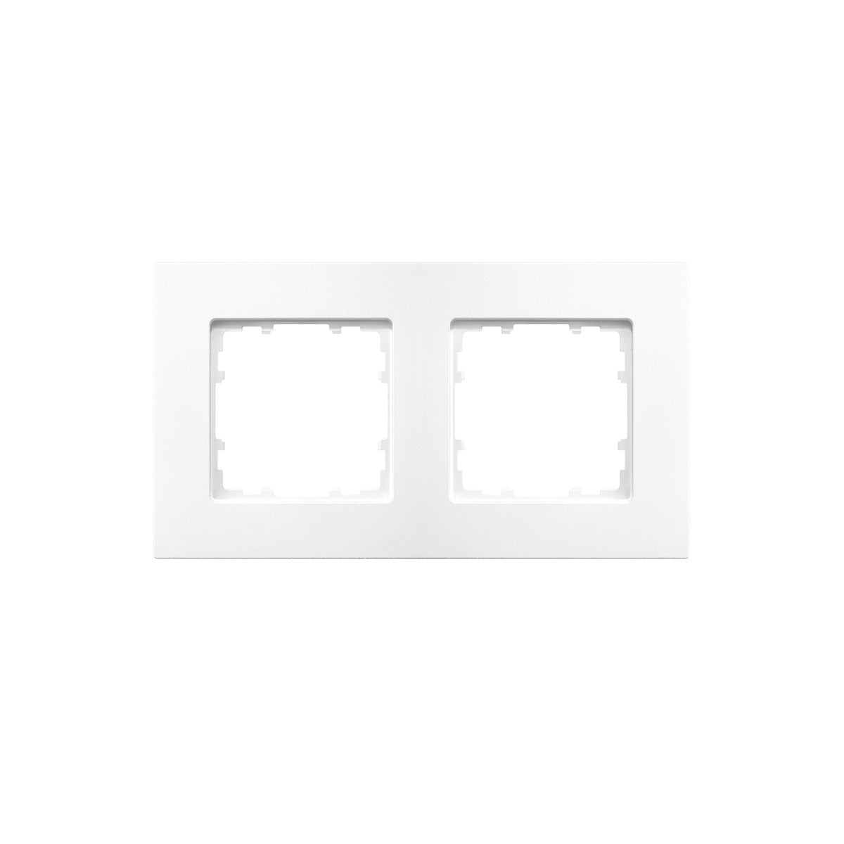 Marco doble BJC Siemens Delta Miro blanco mate – Ref. 5TG11120SW - referencia 5TG11120SW