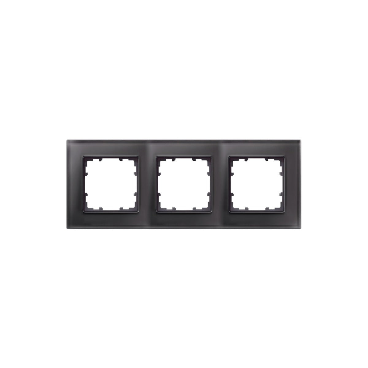 Marco triple de cristal BJC Siemens Delta Miro negro – Ref. 5TG12032 - referencia 5TG12032