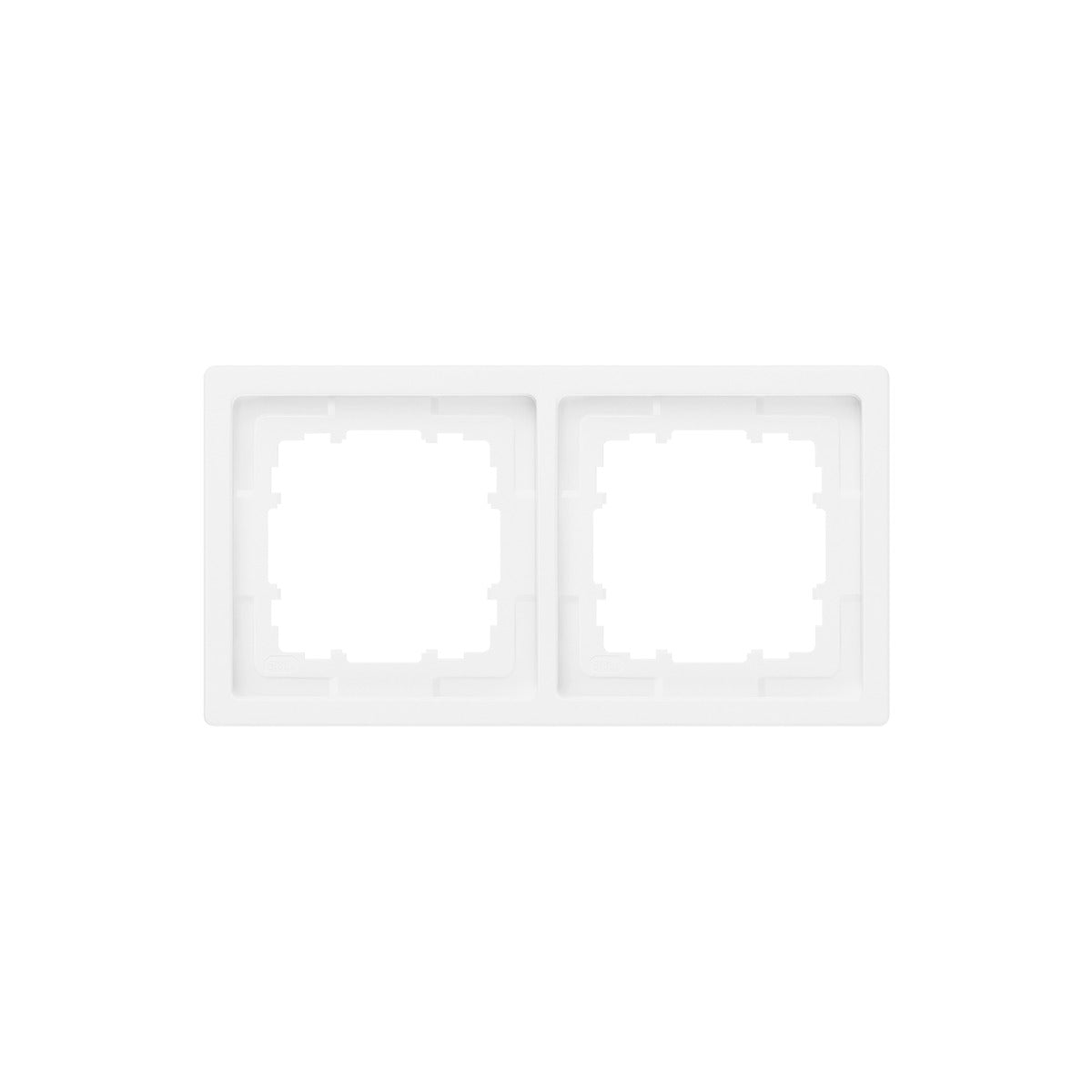 Marco doble BJC Siemens Delta Style blanco mate – Ref. 5TG13220SW - referencia 5TG13220SW