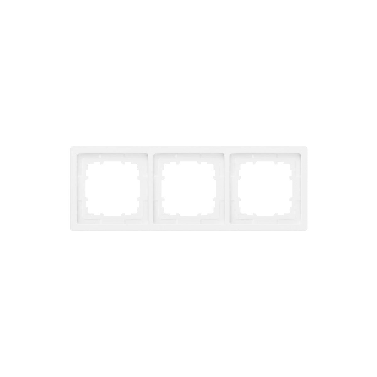 Marco triple BJC Siemens Delta Style blanco mate – Ref. 5TG13230SW - referencia 5TG13230SW