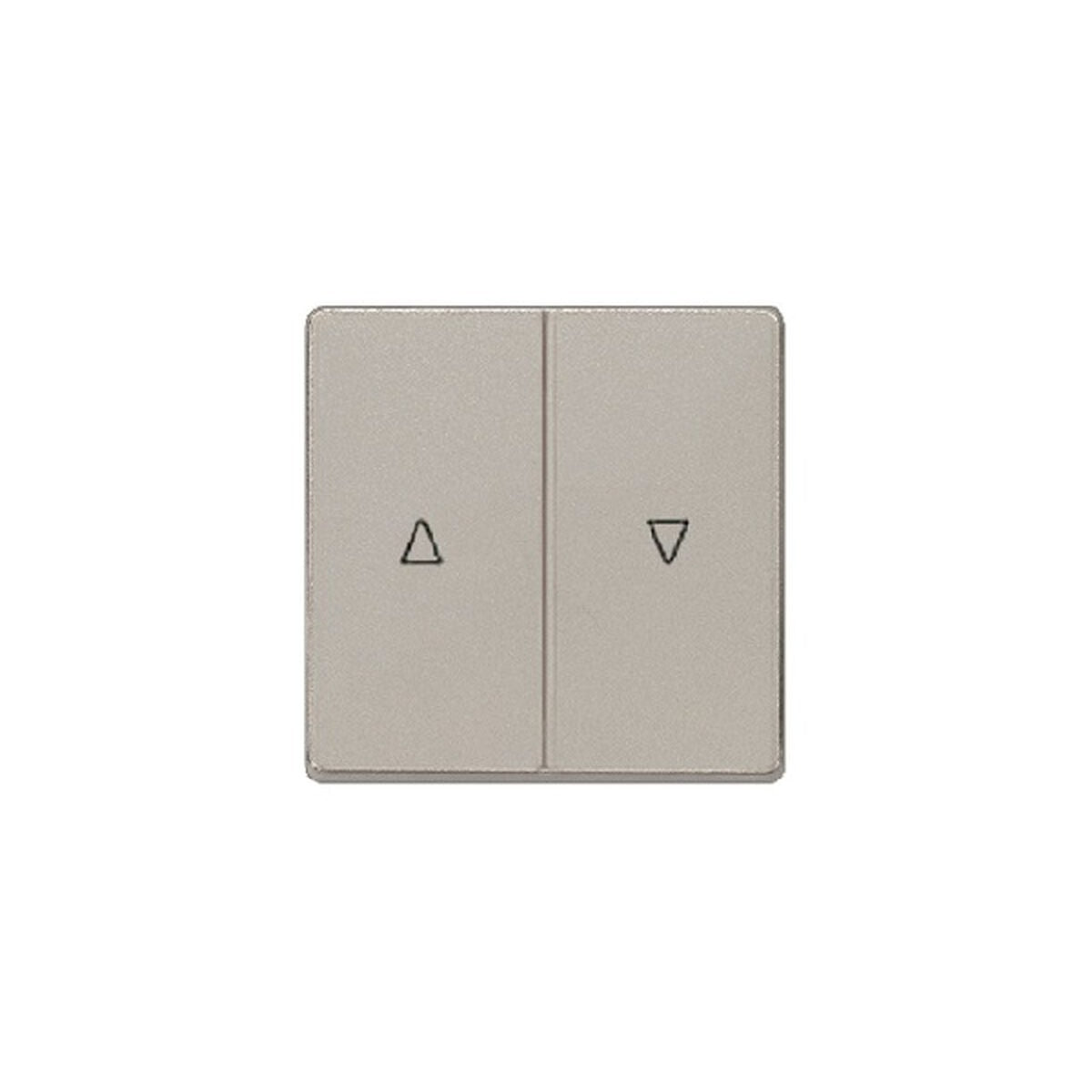 Tecla doble de persiana BJC Siemens Delta Miro, aluminio metalizado – Ref. 5TG62765AM00 - referencia 5TG62765AM00