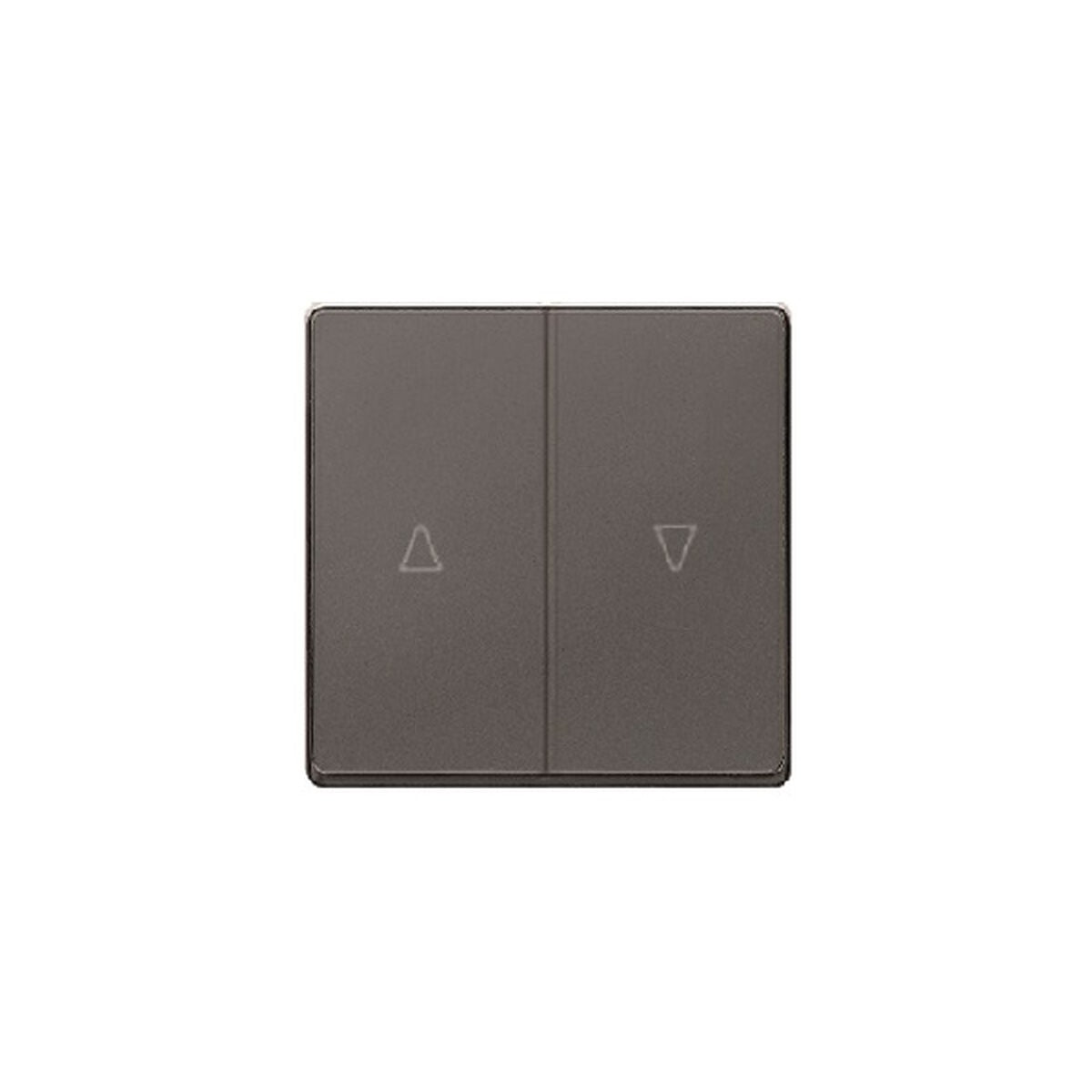 Tecla doble de persiana BJC Siemens Delta Miro, carbono metalizado – Ref. 5TG62765CM00 - referencia 5TG62765CM00