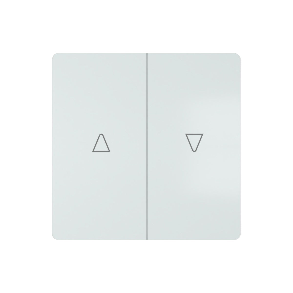 Tecla doble de persiana BJC Siemens Delta Miro, blanco polar – Ref. 5TG62765WH00 - referencia 5TG62765WH00