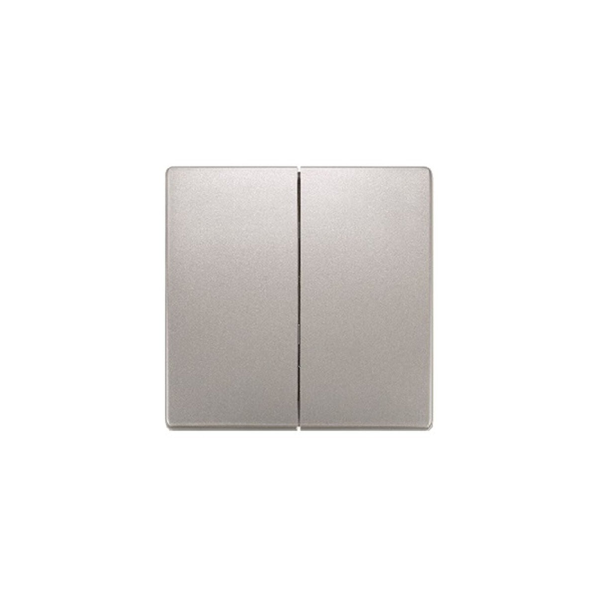 Tecla doble BJC Siemens Delta Style, platino metalizado – Ref. 5TG72701PM00 - referencia 5TG72701PM00