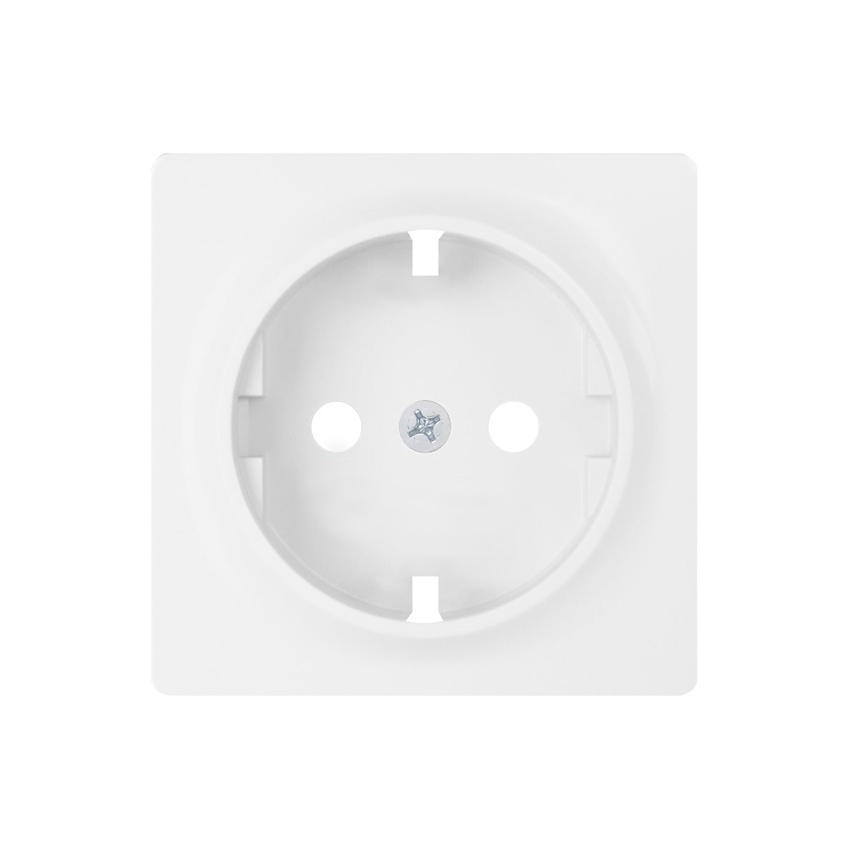 Tapa Schuko BJC Siemens Delta Miro para mecanismo 18524, blanco mate – Ref. 5UH10724SW - referencia 5UH10724SW