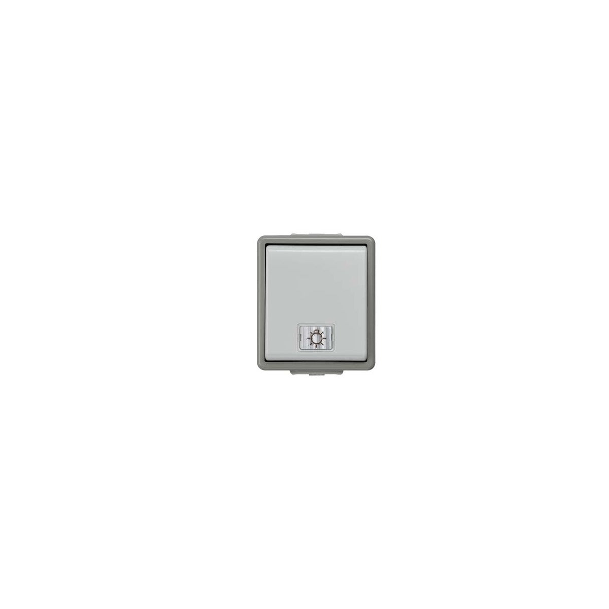 Pulsador luminoso de superficie BJC Siemens Delta IP44 – Ref. 5TD4705 - referencia 5TD4705