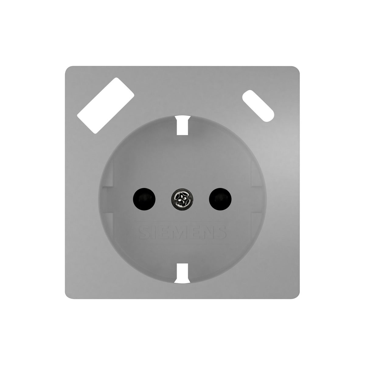 Tapa Schuko USB A+C PD BJC Siemens Delta Miro aluminio metalizado – Ref. 5UH10725AM10 - referencia 5UH10725AM10