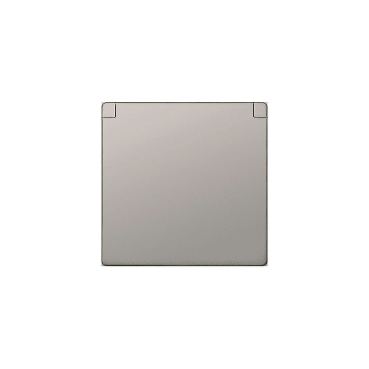 Tapa abatible Schuko BJC Siemens Delta Miro aluminio metalizado – Ref. 5UH10884AM - referencia 5UH10884AM