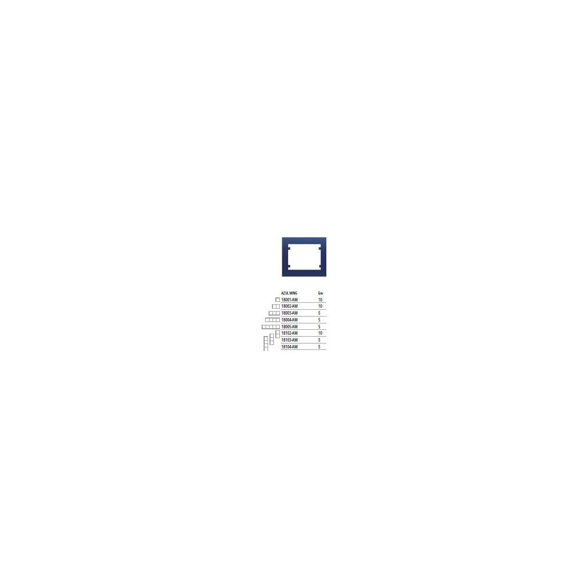 Marco BJC Iris de 2 elementos azul Ming – Ref. 18002-AM - referencia 18002-AM