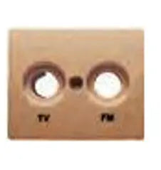 Tapa TV-FM BJC Mega dorado tostado – Ref. 22330-DT