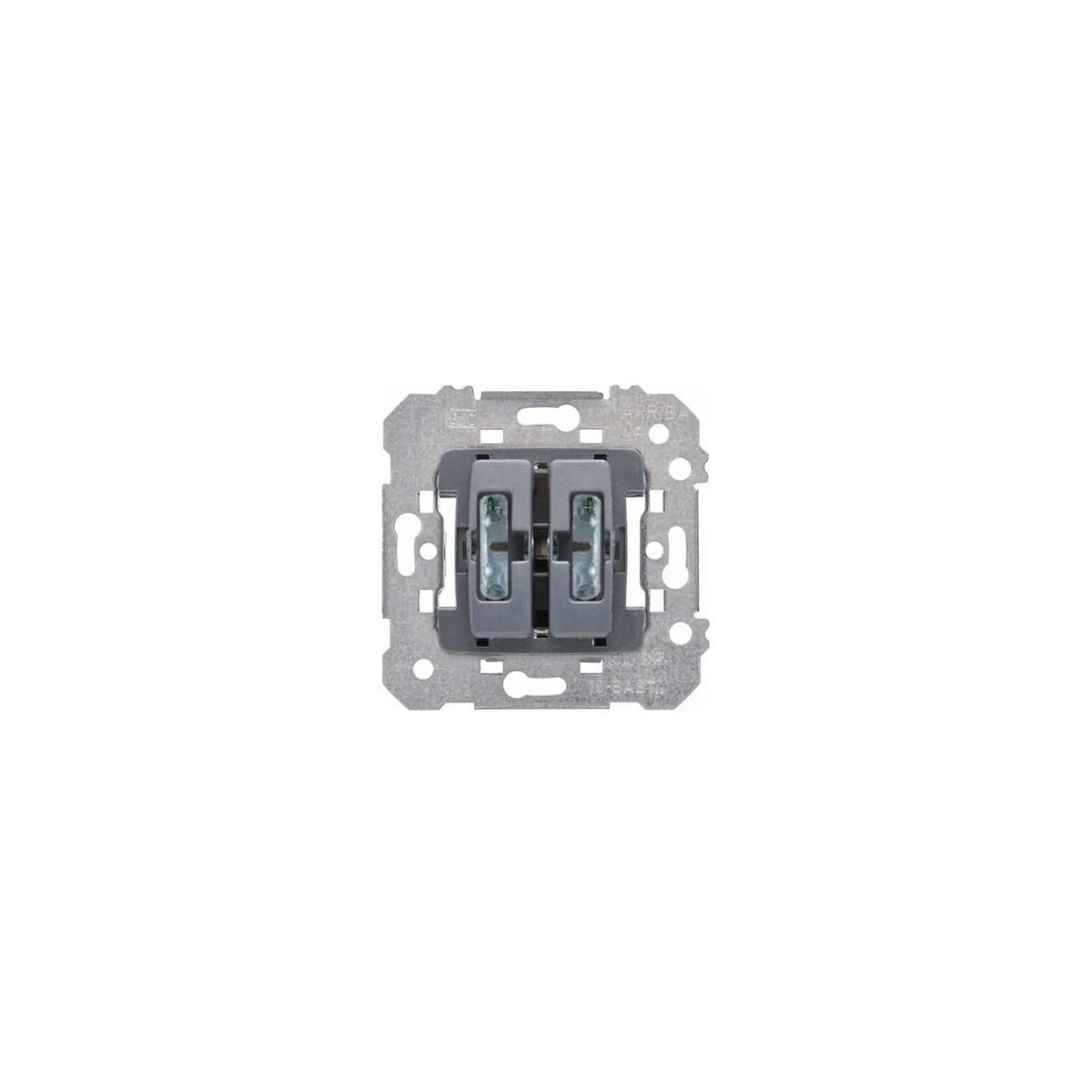 Doble pulsador luminoso BJC Iris 10 A, 250 V – Ref. 18511-L - referencia 18511-L