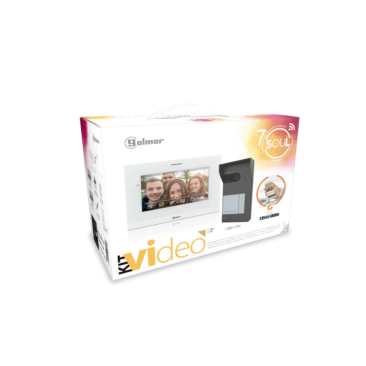 Kit de videoportero Golmar S5110/ART 7W Wi-Fi para 1 vivienda – Ref. 12205118 - modelo S5110/ART 7W