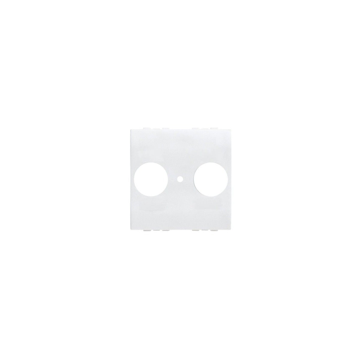 Frontal para toma TV/R-SAT BTicino Livinglight blanco de 2 módulos – Ref. N4212 - modelo N4212