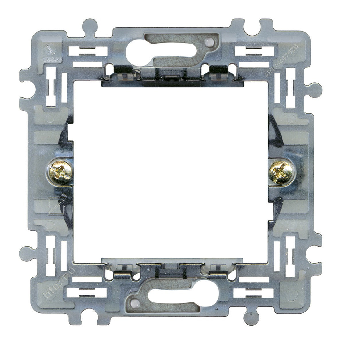 Soporte con tornillos BTicino Màtix de 2 módulos – Ref. AM4702E - referencia AM4702E