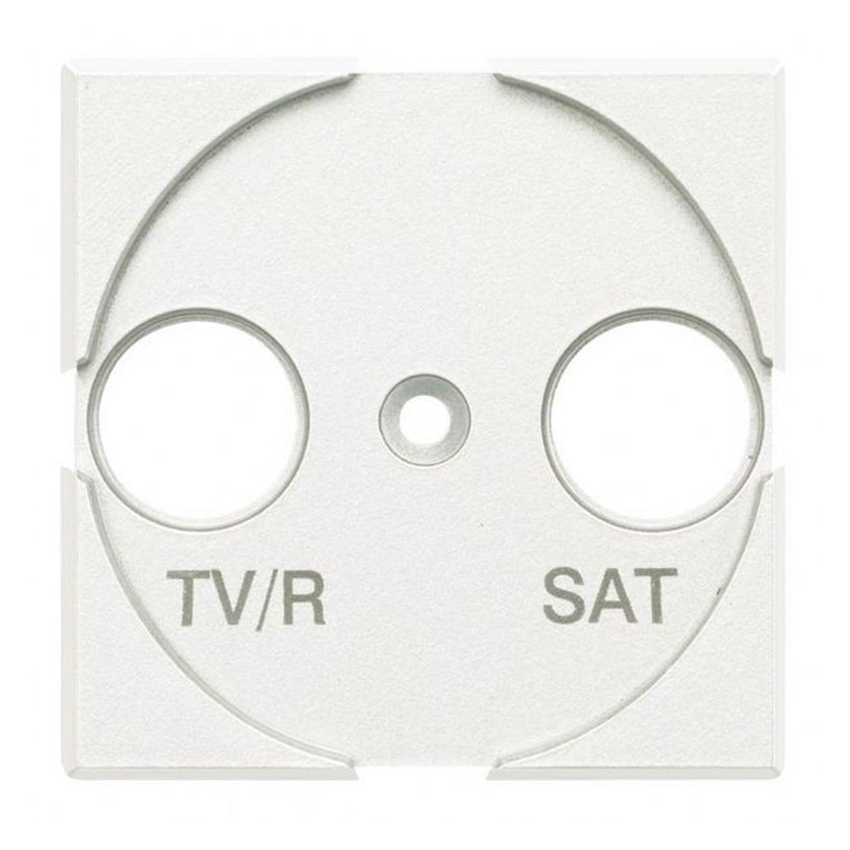 Frontal TV/R-SAT BTicino Axolute blanco de 2 módulos – Ref. HD4212 - referencia HD4212