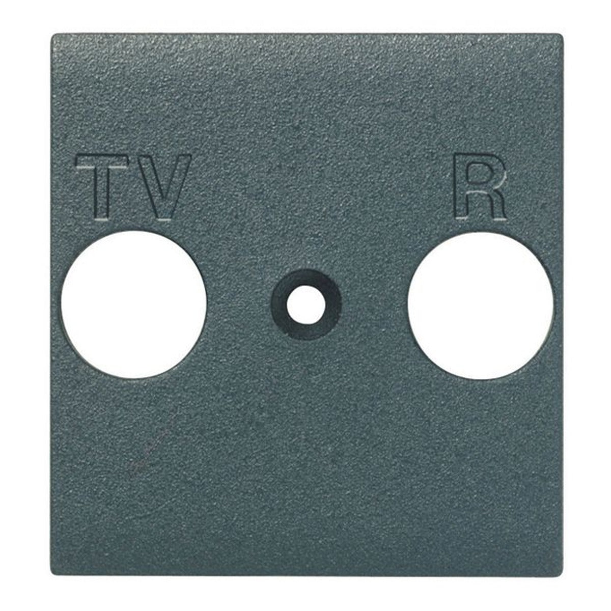 Frontal TV-R BTicino Livinglight antracita de 2 módulos – Ref. L4204 - referencia L4204
