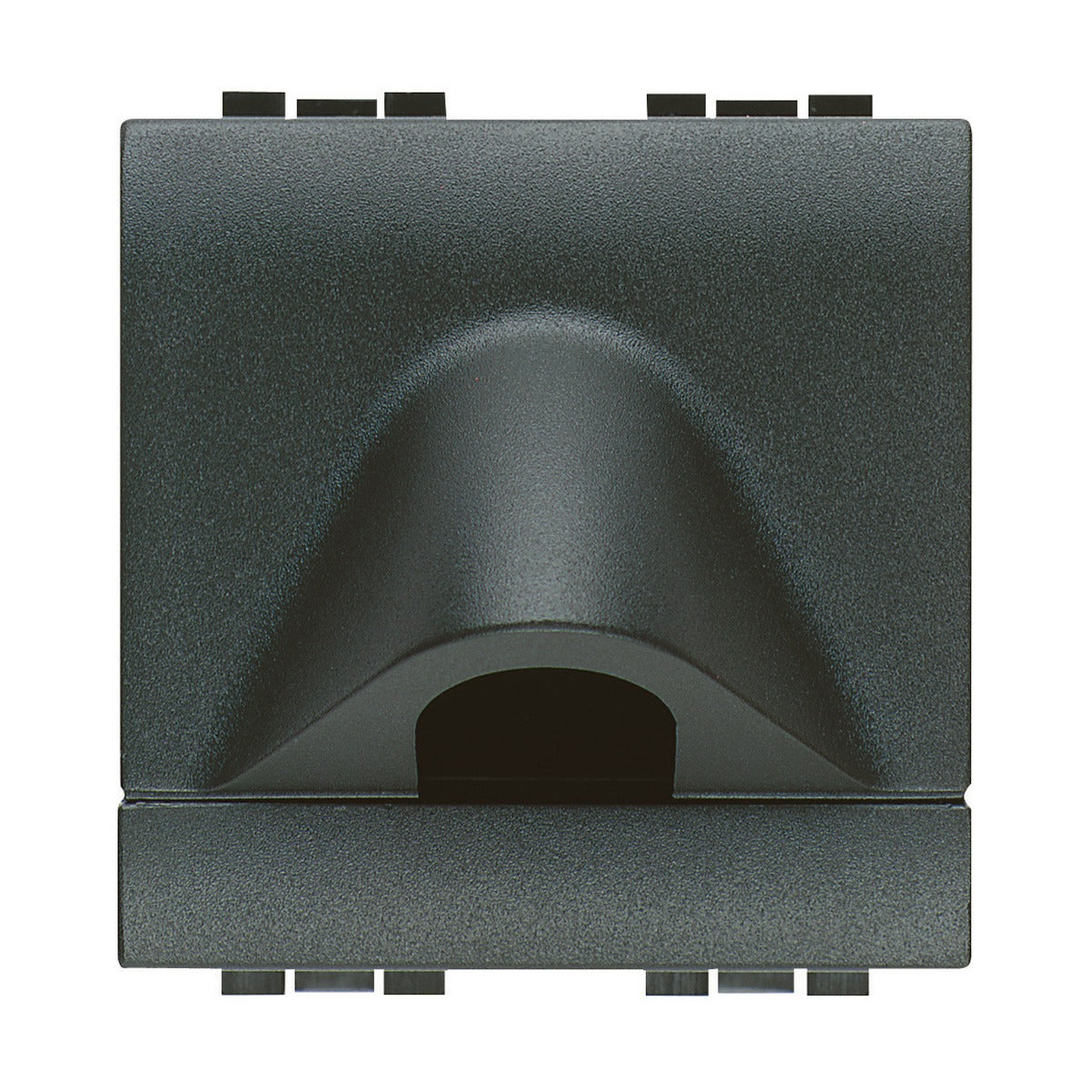 Salida de cables BTicino Livinglight antracita de 2 módulos – Ref. L4954 - referencia L4954