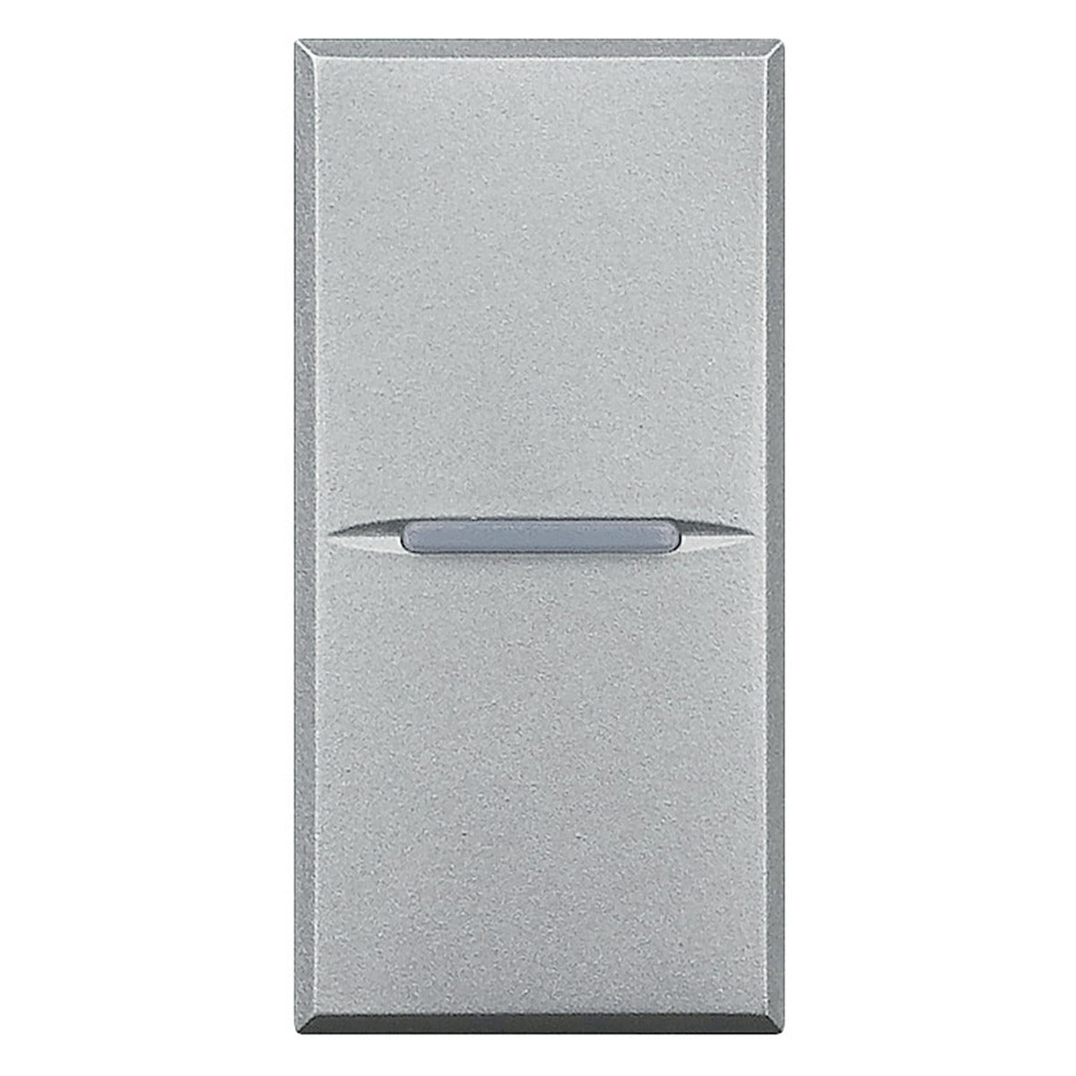 Pulsador axial BTicino Axolute Tech iluminable 10 A de 1 módulo – Ref. HC4005A - referencia HC4005A