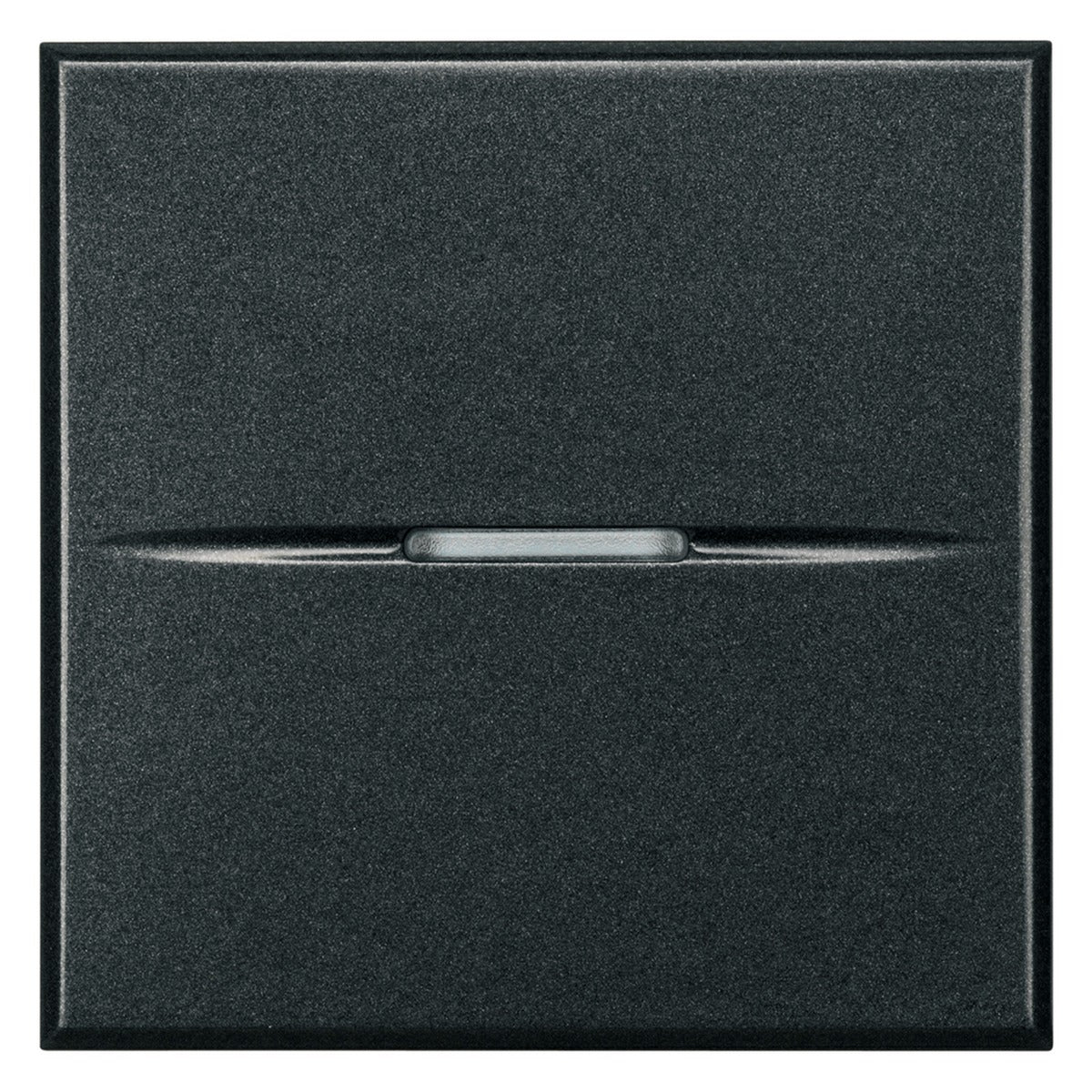Interruptor axial BTicino Axolute antracita iluminable 16 AX de 2 módulos – Ref. HS4001M2A - referencia HS4001M2A