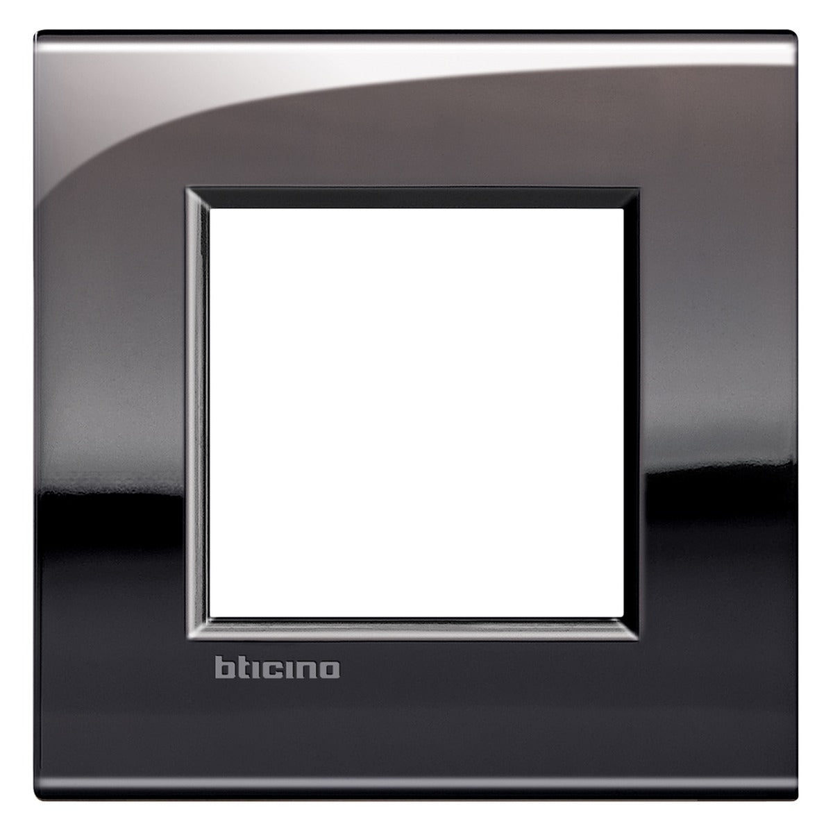 Placa BTicino Livinglight Air acabado estaño para 2 módulos – Ref. LNE4802PT - referencia LNE4802PT