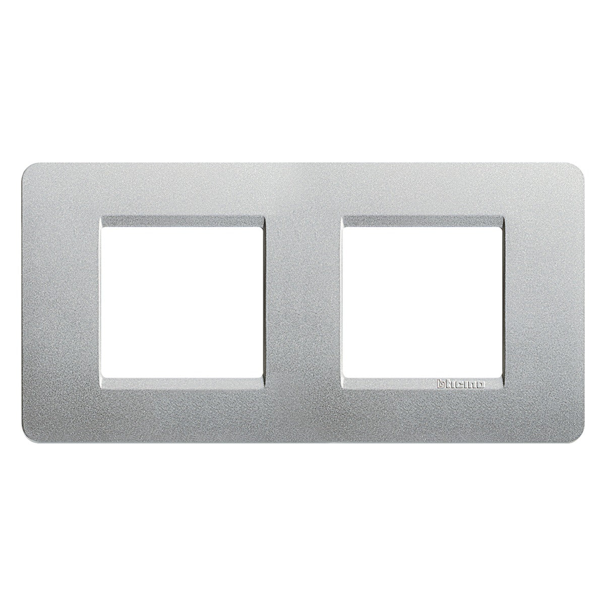 Placa BTicino Màtix plata de 2×2 módulos horizontal – Ref. AM4802/2SL - referencia AM48022SL