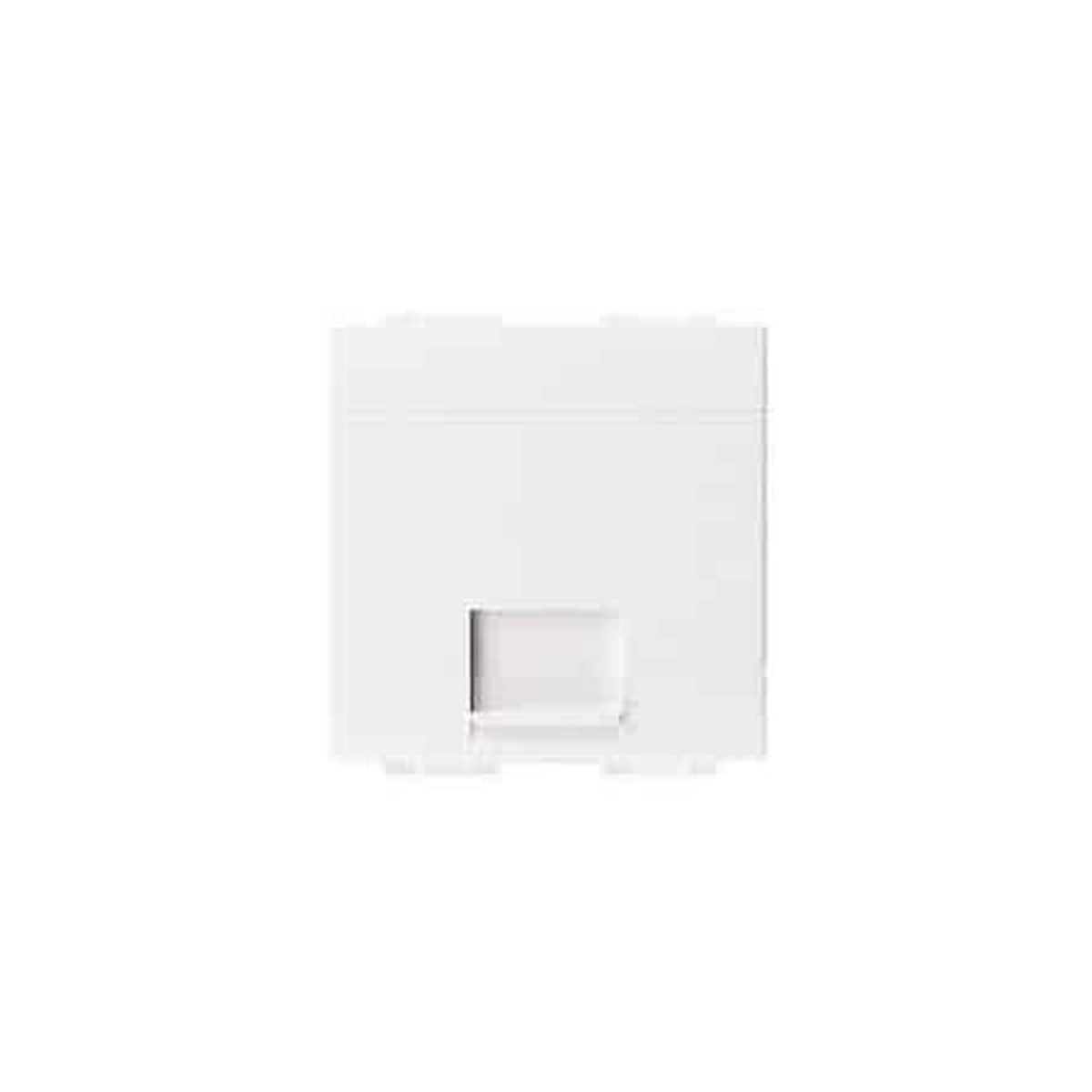Base telefónica RJ12 BTicino Livinglight blanca de 2 módulos – Ref. N4258/12D - referencia N425812D