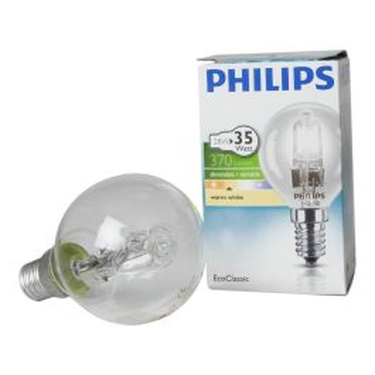 LÃ¡mpara halÃ³gena Philips EcoClassic P45 28 W E14 clara - referencia 831467