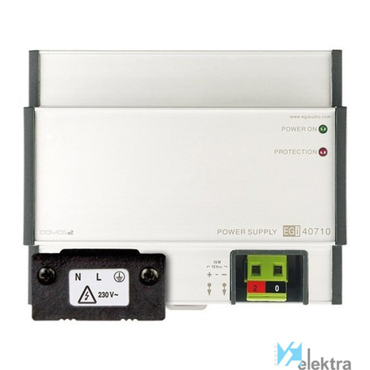 Fuente de alimentación EGI 40710, 230 Vca a 15 Vcc, carril DIN - referencia EGI40710
