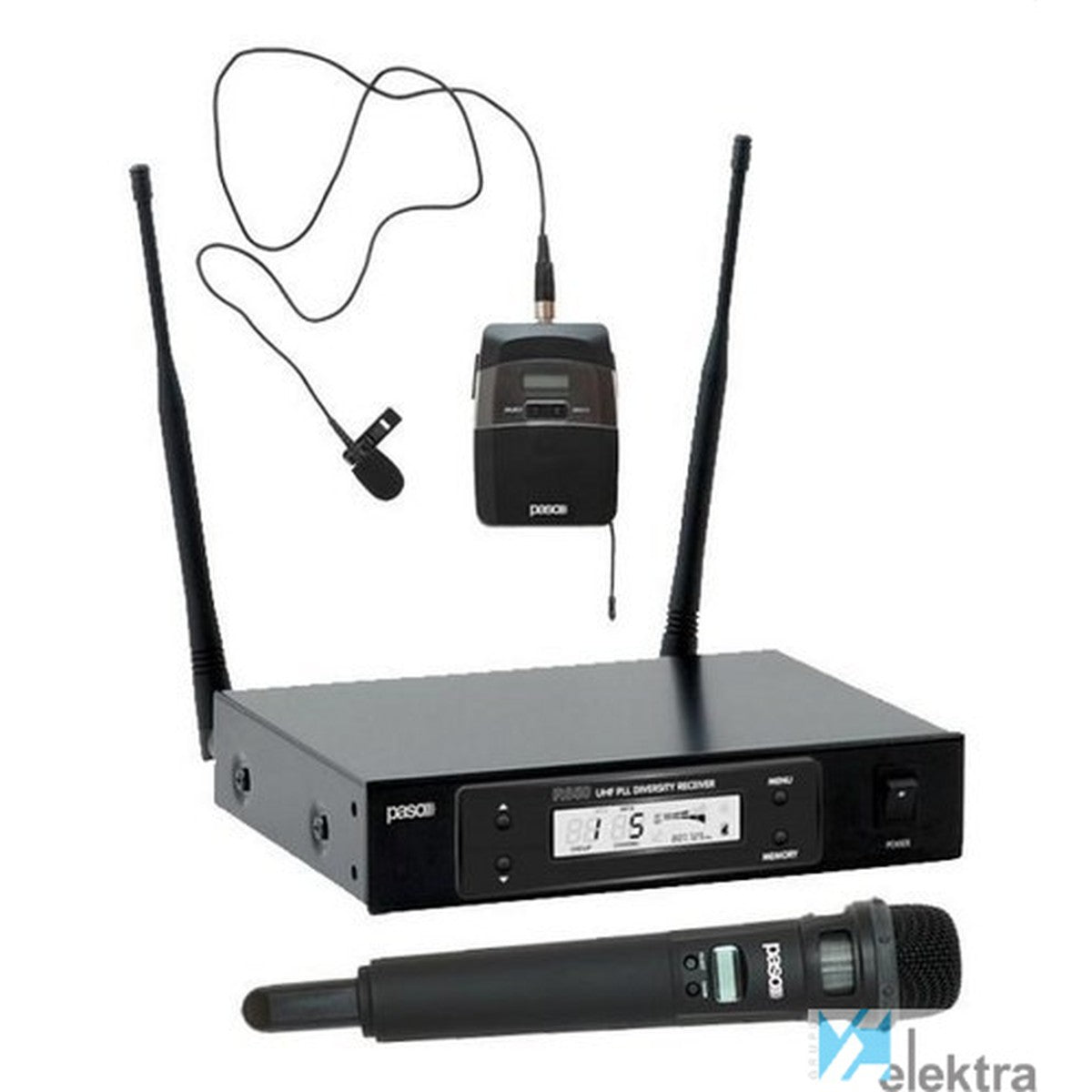 Kit de micrófono inalámbrico de solapa EGI MA853/R850 UHF - referencia EGIMA853R850