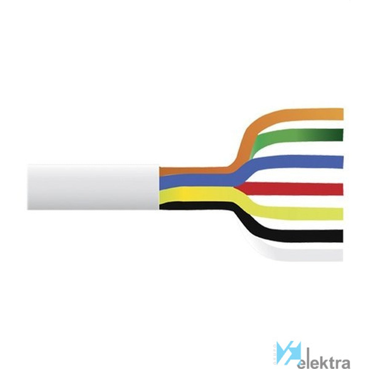 Cable trenzado EGI R15NC de 8 conductores con cubierta - referencia EGIR15NC