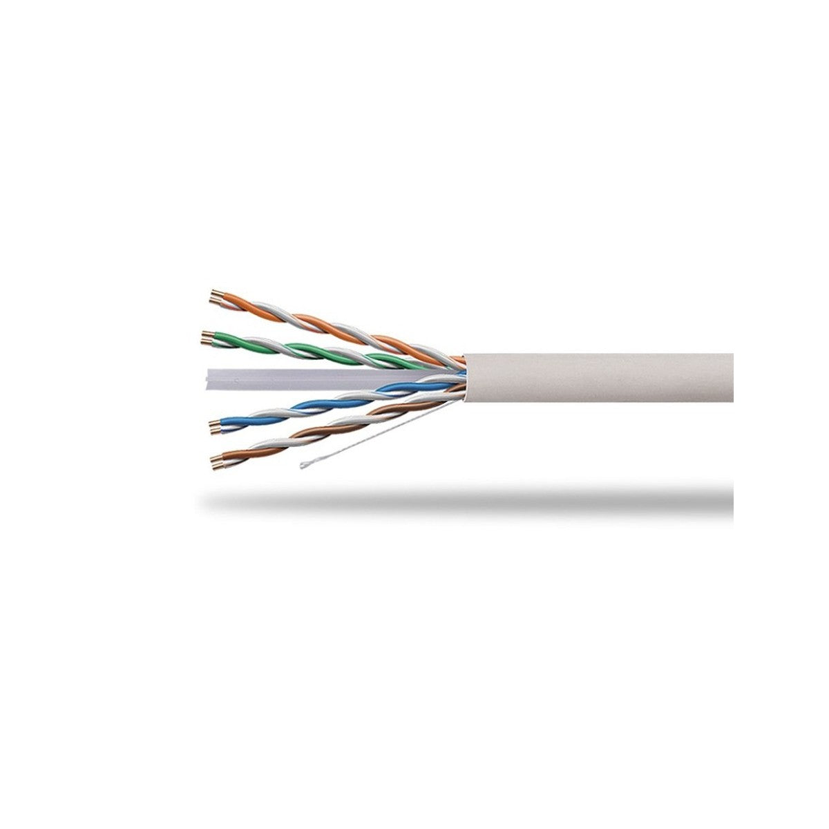 Cable de red Gaestopas CAT6 U/UTP LSZH blanco, bobina de 100 m - referencia C016N100.1-DW