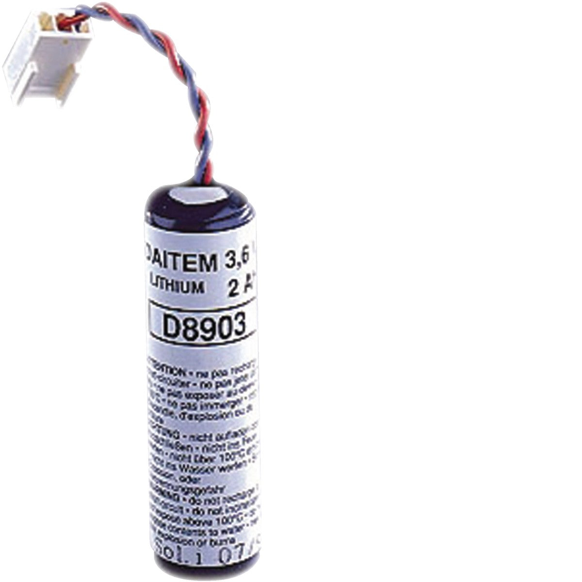 Pila de litio Hager BATLI04 3,6 V 2 Ah - referencia BATLI04