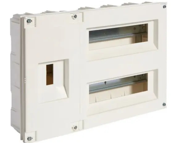 Caja empotrable Hager VX para ICP + 24 módulos PIA, 2 filas - Ref. VX24C