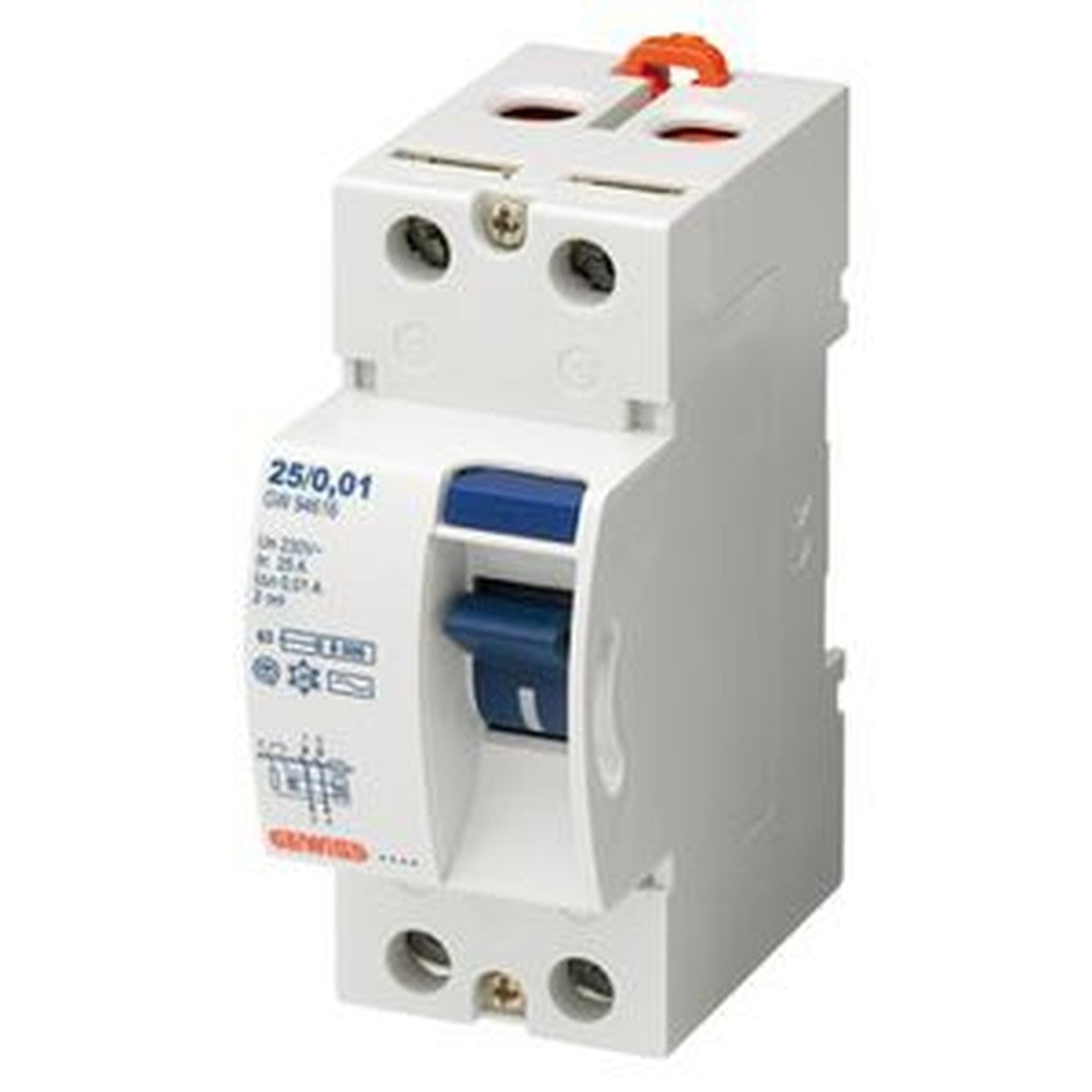 Interruptor diferencial Gewiss 2P 40 A 300 mA tipo AC - referencia GW94629