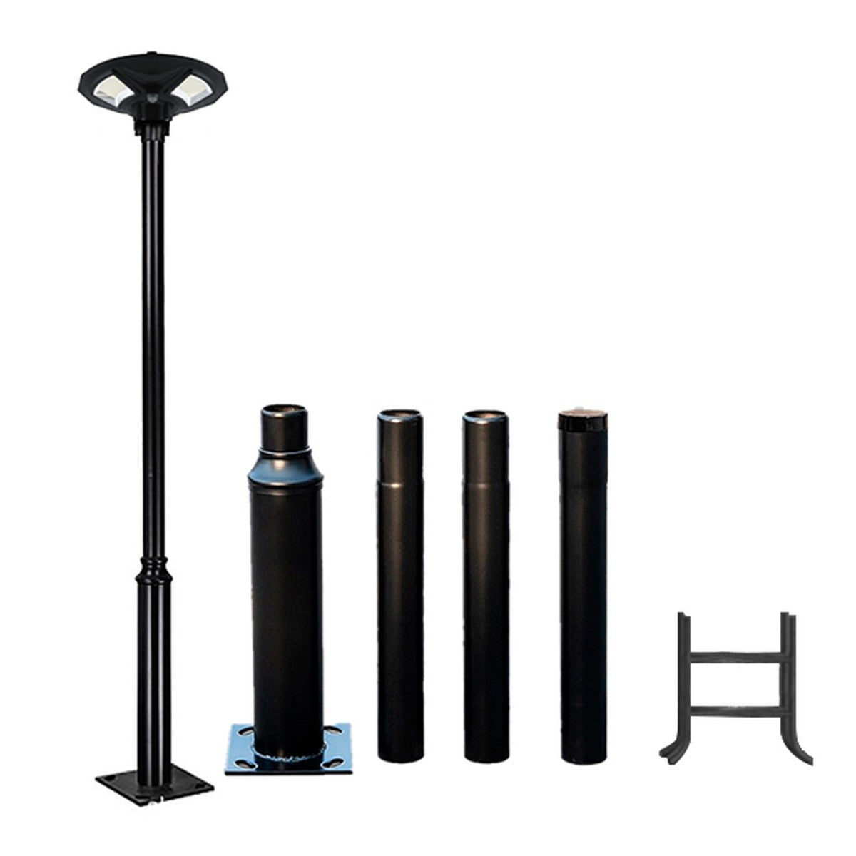 Mástil para farola Atmoss FRL035 de 3 m para NEW-UFO, con anclaje al suelo - referencia FRL035