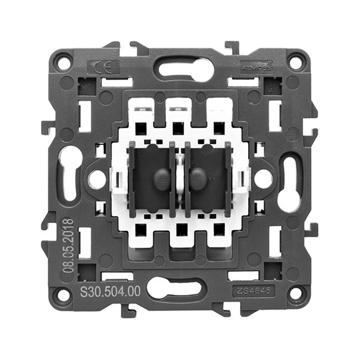 Mecanismo de interruptor doble Atmoss S30 250 V - referencia S3050400