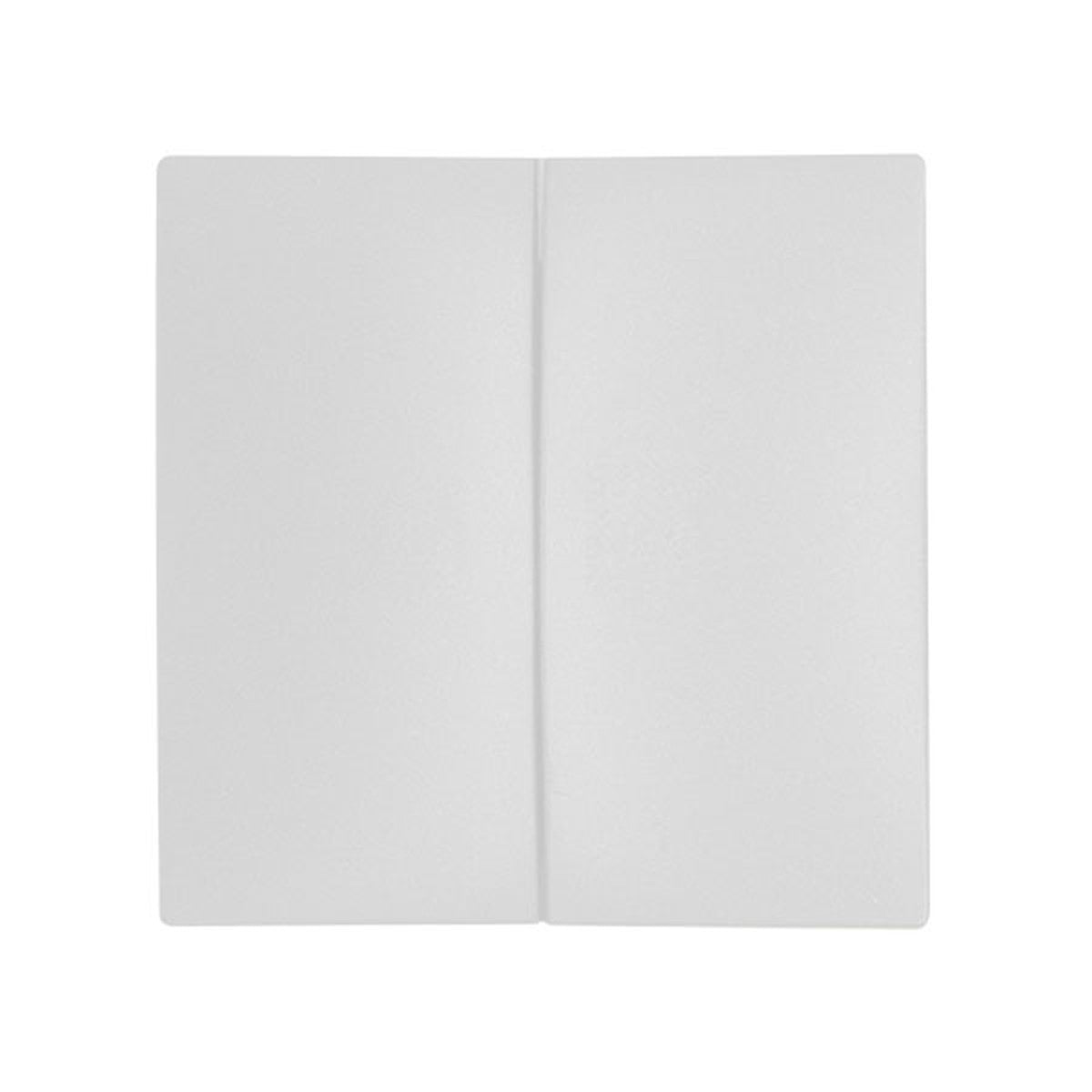 Tecla doble Atmoss S30 blanca para mecanismos 504/505 - referencia S3060410