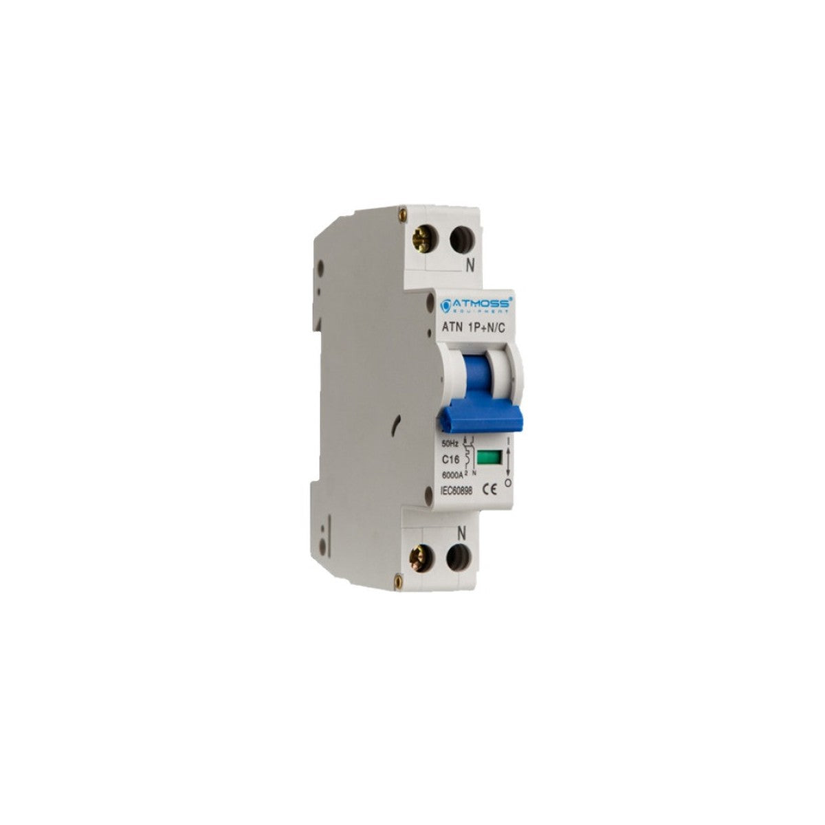 Interruptor magnetotérmico Atmoss 1P 16 A curva C 10 kA - referencia 100MAG0008