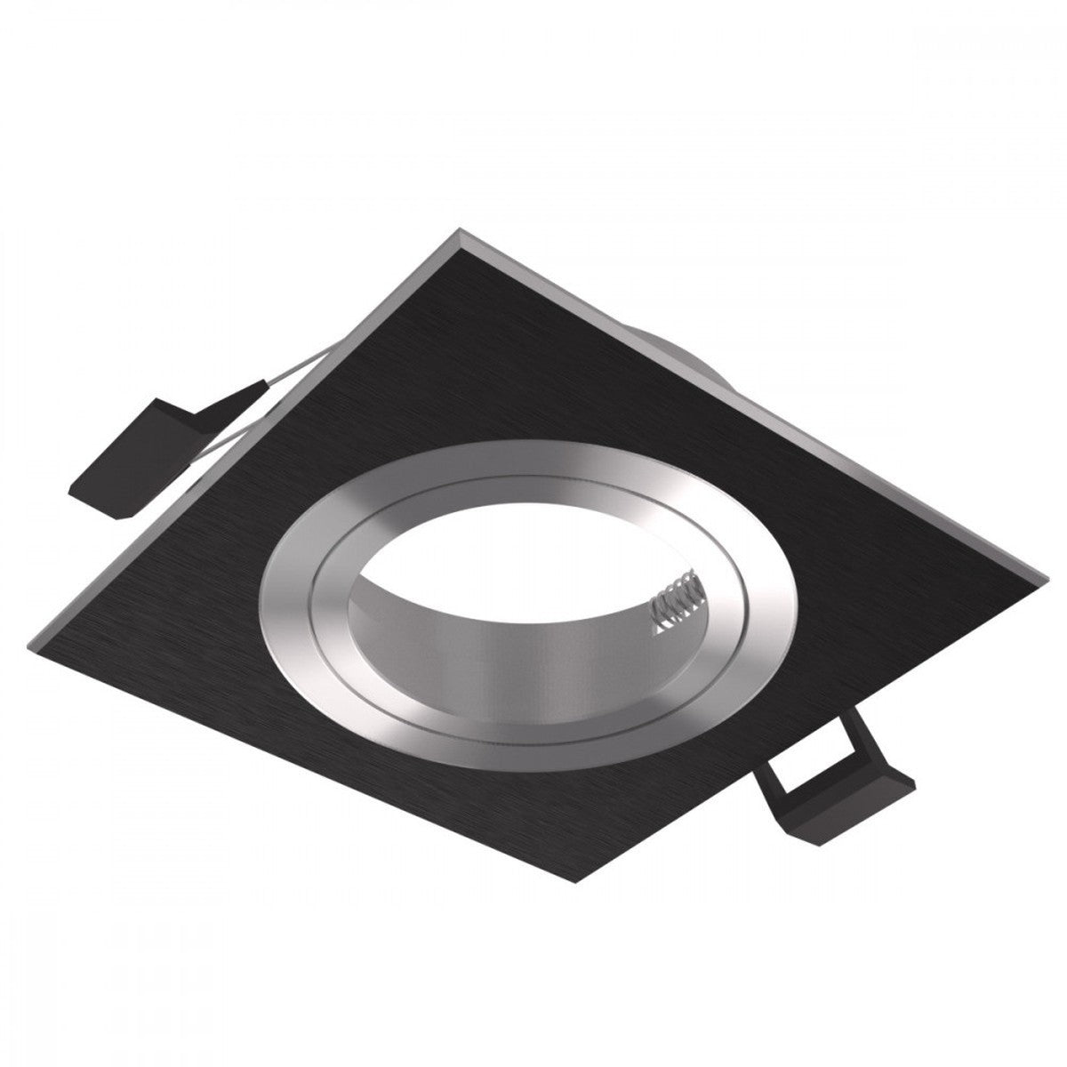 Aro empotrable basculante Atmoss Axis cuadrado negro 92 × 92 mm - referencia ARO022