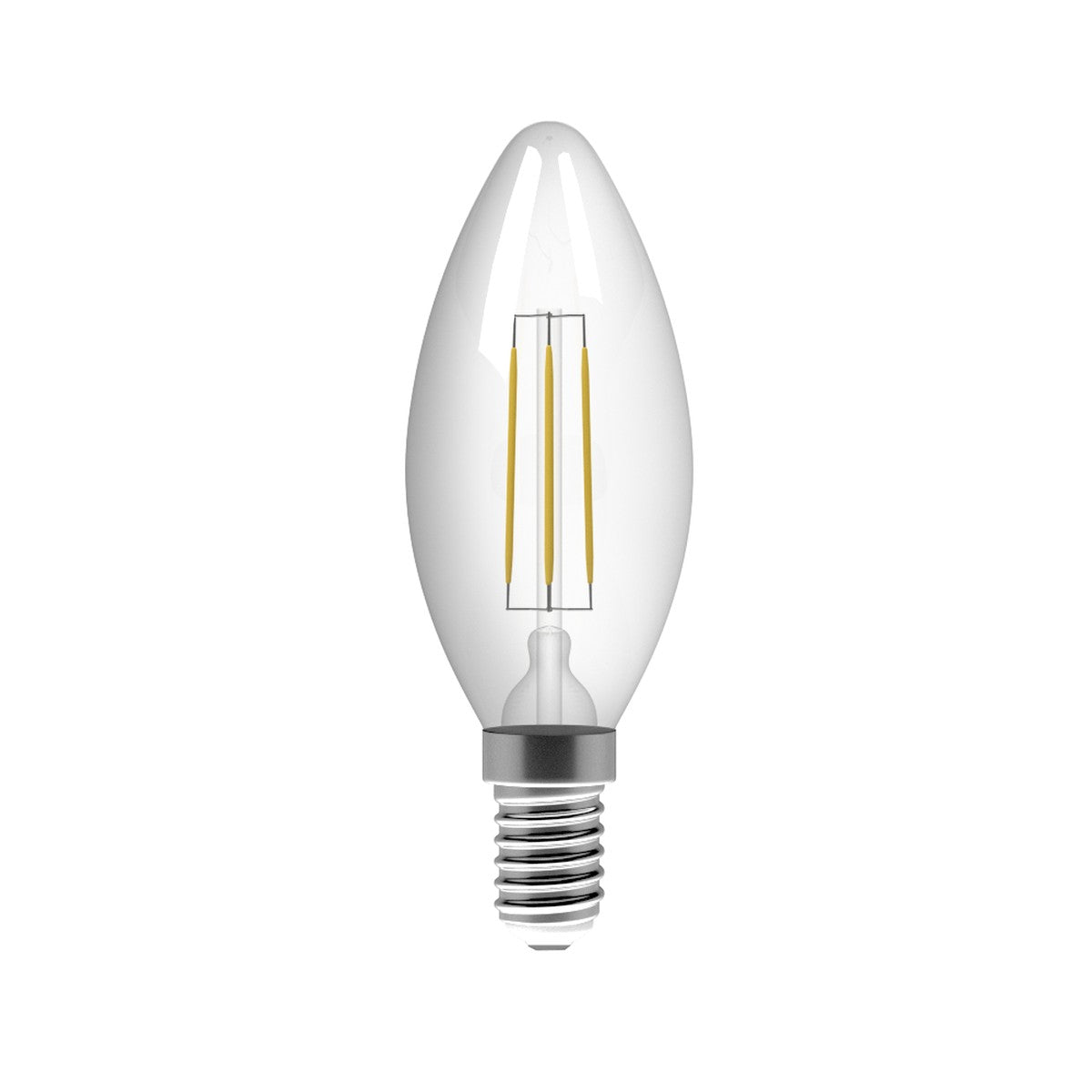 Bombilla LED vela transparente Atmoss C35 E14 4 W 2700 K - referencia BLED161