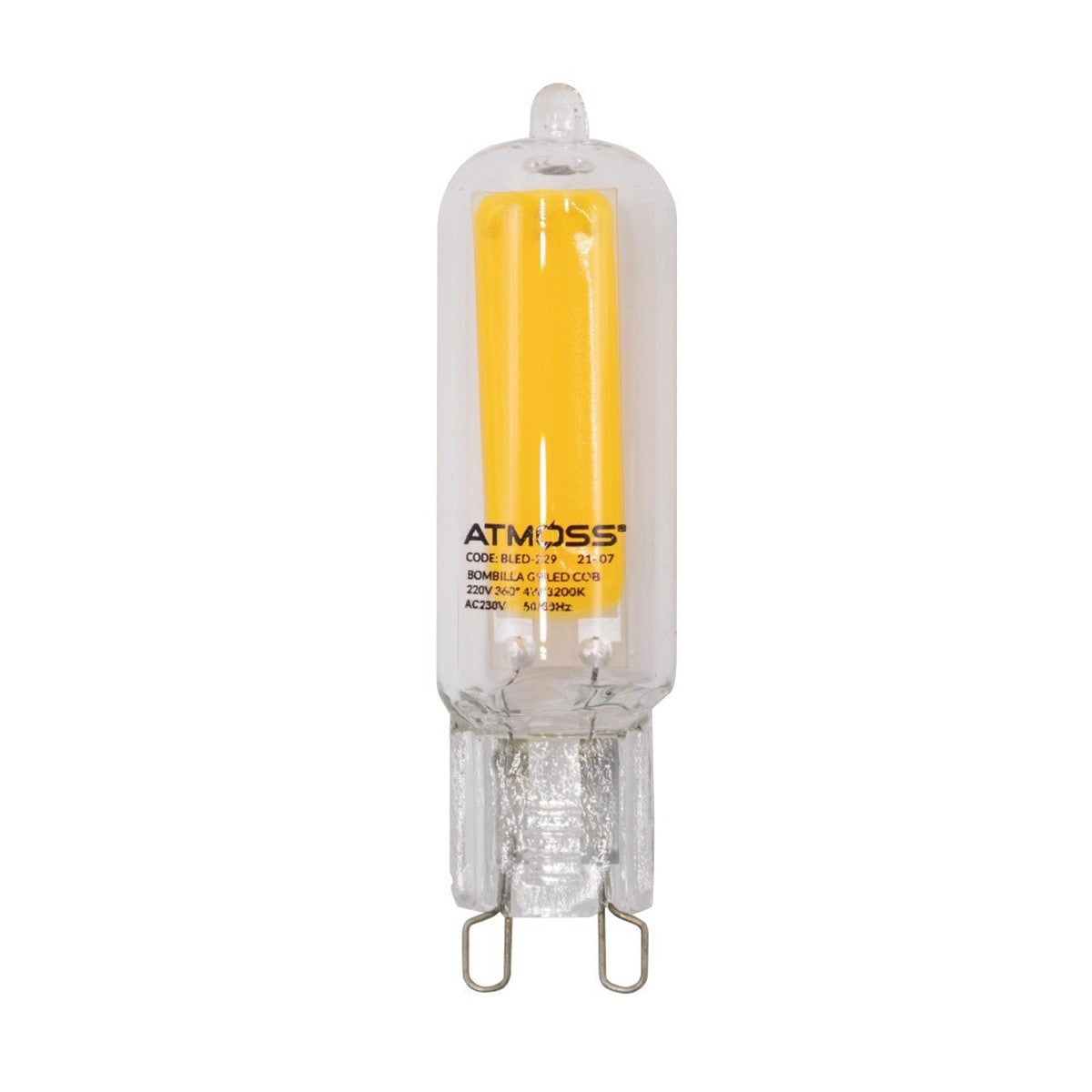 Bombilla LED COB Atmoss G9 4 W 4200 K - referencia BLED230